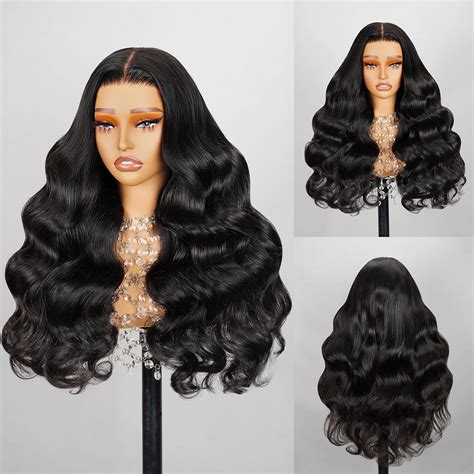 Megalook Glueless Wig Body Wave Human Hair Wig 6x5 Hd Lace