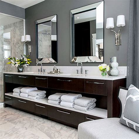 30 Dark Vanity Bathroom Ideas DECOOMO