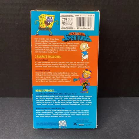 Nickelodeon Super Toons Heroic Tales Vhs Rugrats Spongebob Rocket 7670 The Best Porn Website