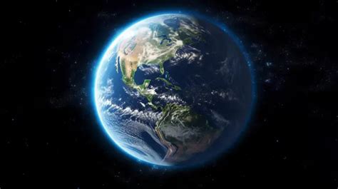 Stunning D Render Of Planet Earth In Space Nasa Provides Elements