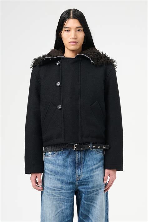 Our Legacy - Duluth Jacket Classic Black Stamped Wool