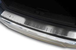 Rear Bumper Protector Nissan X Trail IV T33 Stainless Steel Brushed