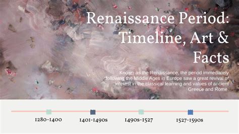 Renaissance Period: Timeline, Art & Facts by Мария Волкова on Prezi