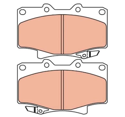 Trw Front Brake Pads For Toyota Landcruiser Series Hdj Hdft L