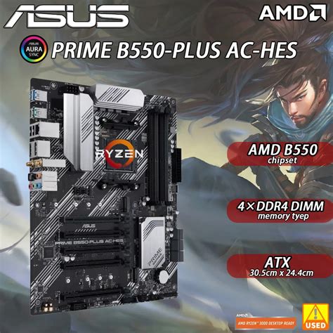 Asus B550 B550 Plus Ac Hes Ryzen 5 5600g 5600 Ryzen 7 5700x 3d