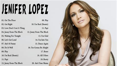 Jenifer Lopez Greatest Hits Collection The Very Best Of Jenifer