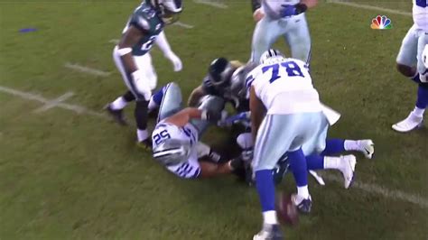 Eagles Score Controversial Touchdown Bad Call Nfl Week 8 Youtube