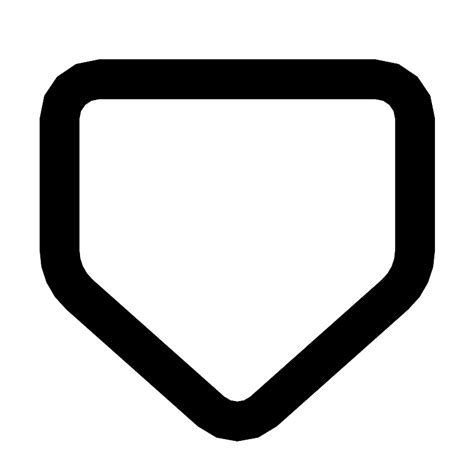 Home Plate Vector SVG Icon - SVG Repo