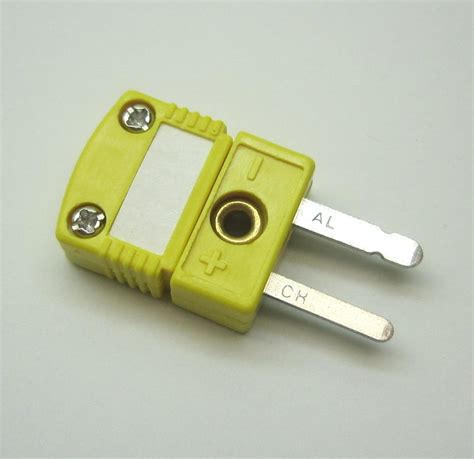 Premium Miniature Mini K Type Thermocouple Connector Male Plug