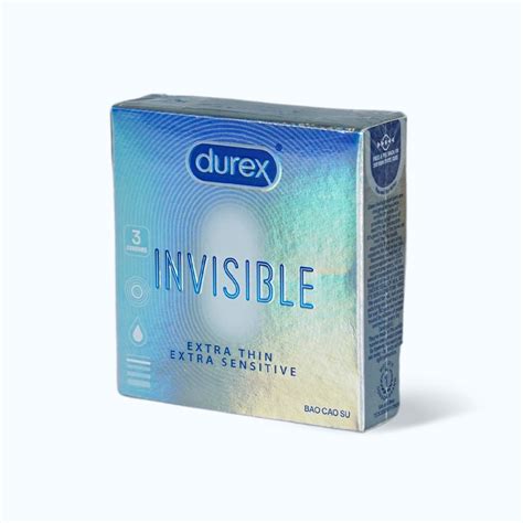 Bao Cao Su Durex Invisible Extra Thin Extra Sensitive Si U M Ng V A