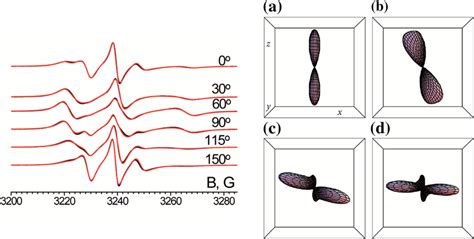 Angular Dependence Of The Epr Spectra Of A Nitroxide Radical In A