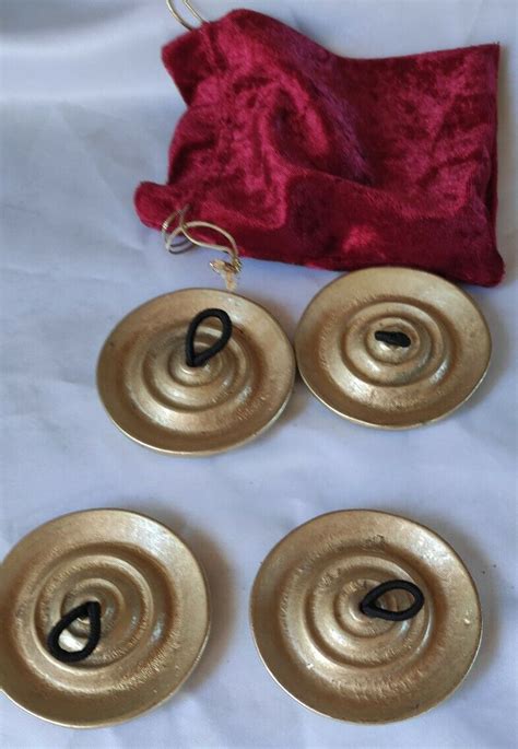 Belly Dance Finger Cymbals Brass Zills Ebay