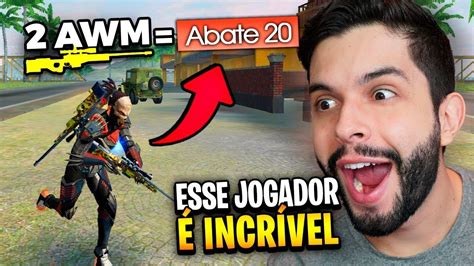 QUANDO O MELHOR DO MUNDO ENCONTRA DUAS AWM FREE FIRE YouTube