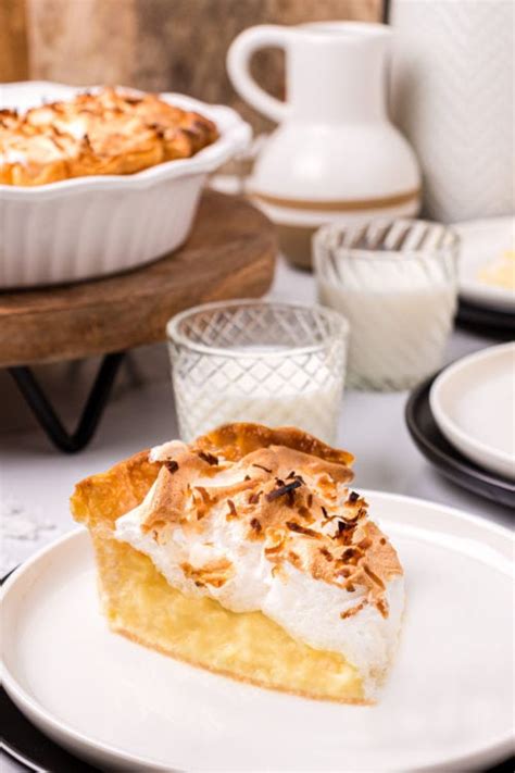 Coconut Meringue Pie Made Easy - No Fail Meringue - TidyMom®