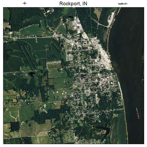 Aerial Photography Map of Rockport, IN Indiana