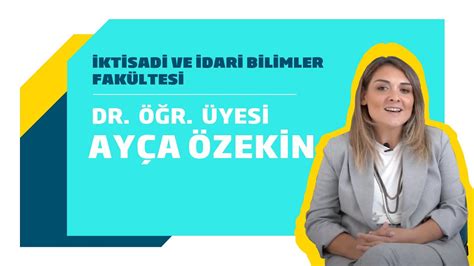 Ekonometri Bölümü 1 2 Dr Öğr Üyesi Ayça Özekin BANÜ YouTube