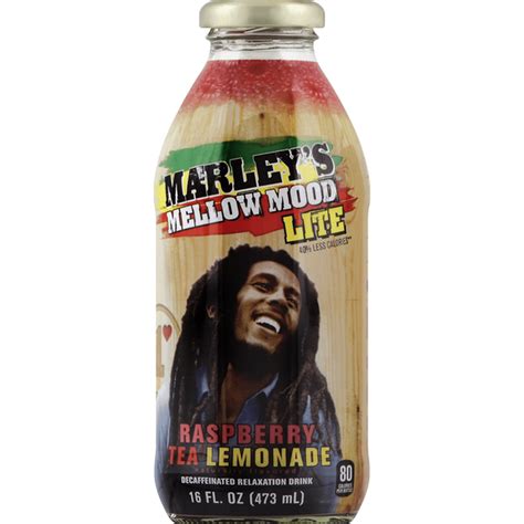 Marley S Relaxation Drink Decaffeinated Raspberry Tea Lemonade 16 Fl