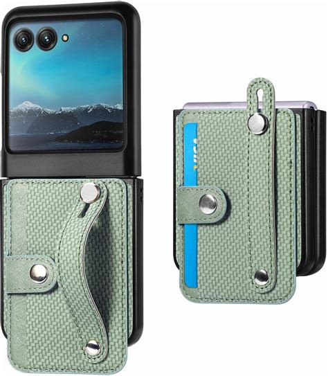 Damondy Funda Tipo Cartera Para Motorola Razr Con Soporte Funda