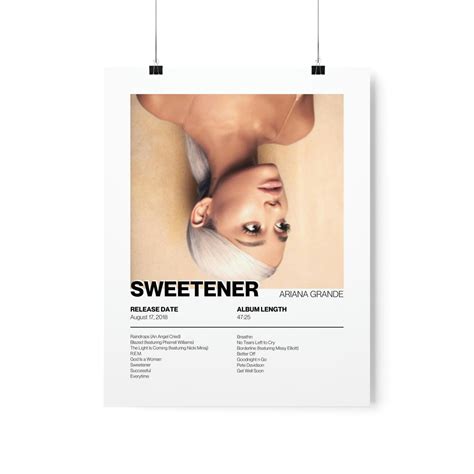 Ariana Grande Sweetener Album Cover Premium Matte Vertical - Etsy Canada