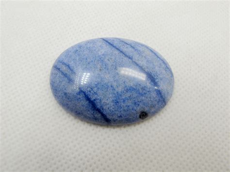 Abalorio De Aventurina Azul Natural Cabuj N Colgante X Mm Piedra