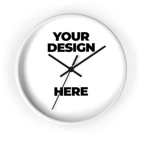 Custom Wall Clock Personalized Wall Clock Design Your Wall - Etsy