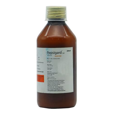 Pepsigard Gel Syrup Ml Price Uses Side Effects Composition