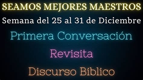 SEAMOS MEJORES MAESTROS SEMANA DEL 25 AL 31 DE DICIEMBRE EJEMPLOS