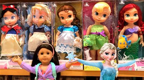 Disney Store Tour Princess Shopping Frozen Elsa Aladdin Jasmine Youtube