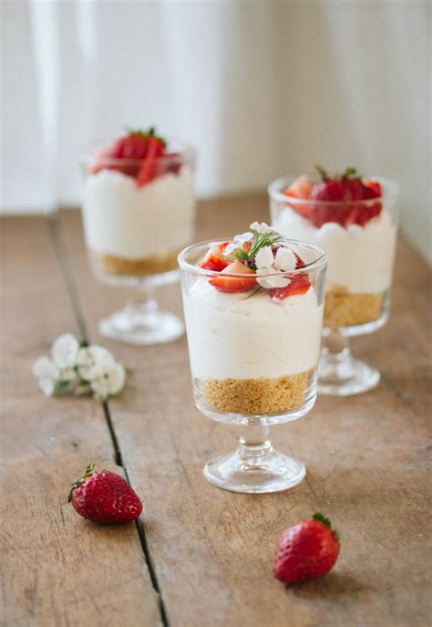 Individual No Bake Cheesecake Pretty Simple Sweet