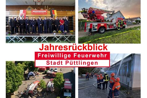 Jahresrückblick 2022 Freiwillige Feuerwehr der Stadt Püttlingen