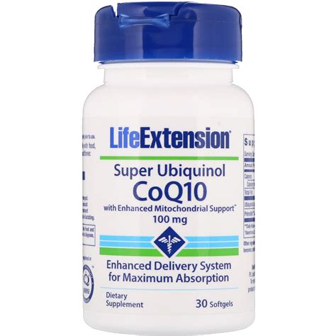 Life Extension Super Ubiquinol CoQ10 With Enhanced Mitochondrial