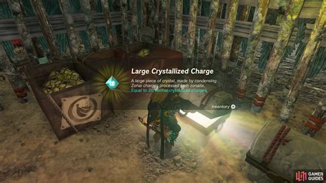 Large Crystallized Charge The Legend Of Zelda Tears Of The Kingdom