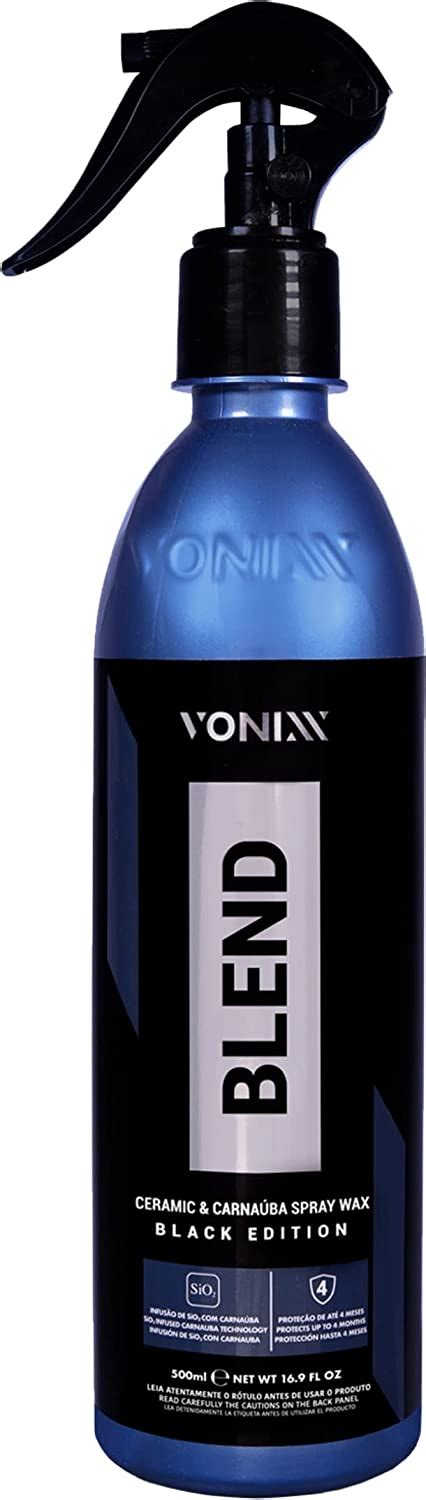 Vonix Blend Ceramic Carna Ba Spray Wax Black Edition Amazon Br