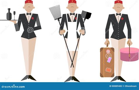 Cartoon Servant Stock Illustrations 8475 Cartoon Servant Stock