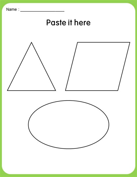 Cut and Paste Activity Worksheets for Kids - Your Home Teacher