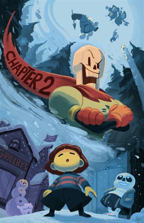 Snowdin With Papyrus Undertale Drawings Undertale Fanart Undertale