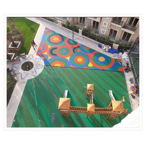 Colorplay Matte Playground EPDM Synthetic Rubber Flooring Thickness 5