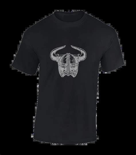 Hot Trending Kiraa Tee With Viking Helmet Cool Valhalla Odin Design