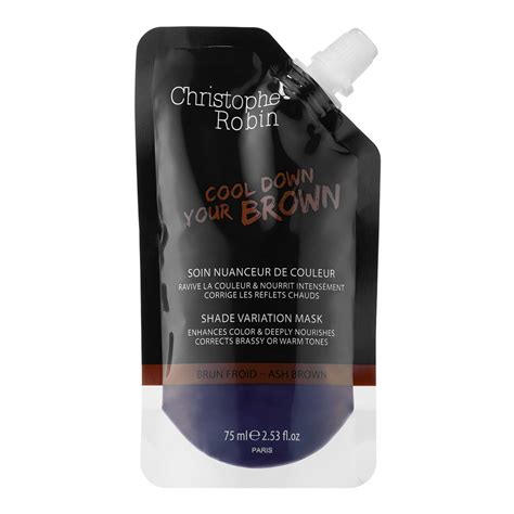 Buy Christophe Robin Shade Variation Hair Mask Ash Brown Sephora New