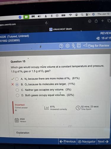 Uworld Gen Chem Flashcards Quizlet