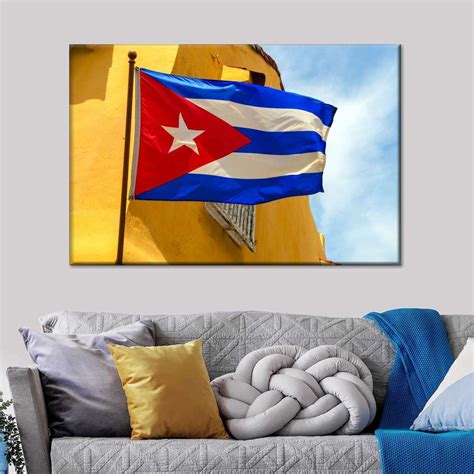 Wavy Cuban Flag Wall Art | Photography