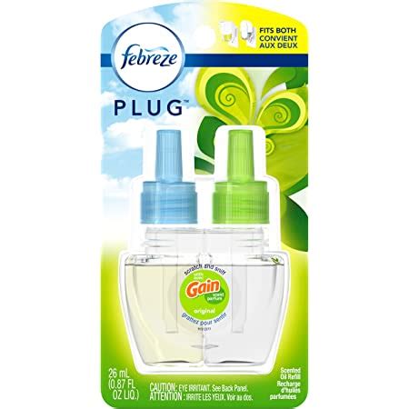 Amazon Febreze Plug In Air Freshener Scented Oil Refill Gain