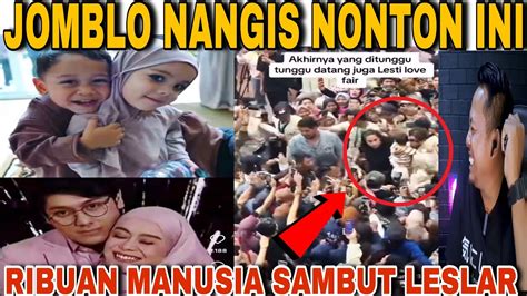 JOMBLO DI LARANG NONTONMERINDING RIBUAN PENONTON SAMBUT LESLAR DI