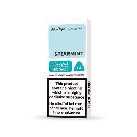 Spearmint - AIRSCREAM AirsPops Pro 2ml Pods – AIRSCREAM NZ