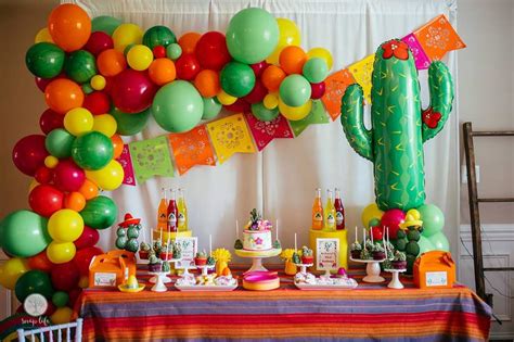 Fiesta Mexican Theme Birthday Party Ideas Photo 1 Of 12 Catch My Party