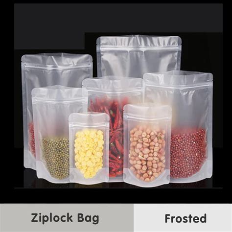 Clear Frosted Zip Bags Keweenaw Bay Indian Community