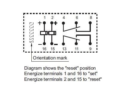 120v Latching Relay Circuit Diagram