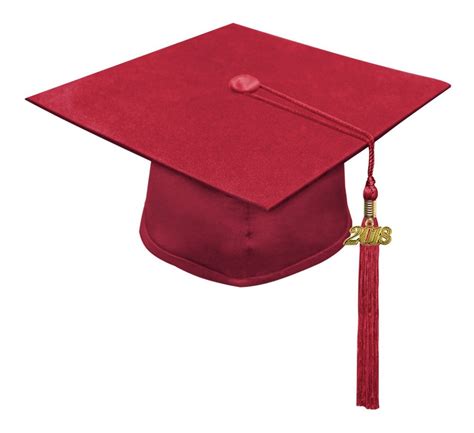 Red Primary / Secondary Cap & Tassel – Graduation UK