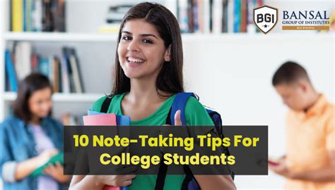 10 Note-Taking Tips For College Students – BGI Bhopal