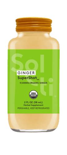 Sol Ti Ginger Supershot Herbal Supplement Fl Oz Frys Food Stores